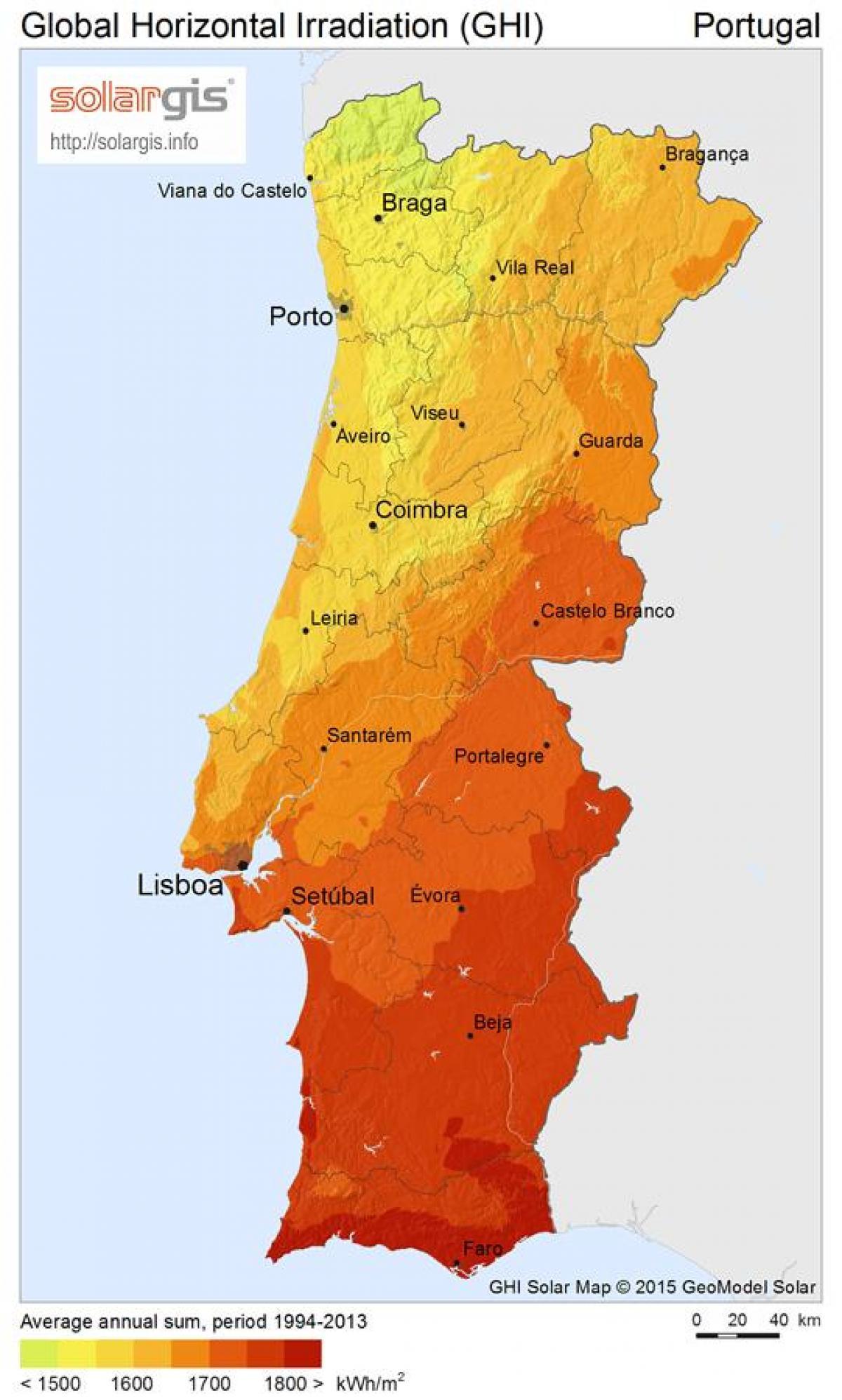 Portugal Wetterkarte Wetterkarte Portugal (Südeuropa Europa)