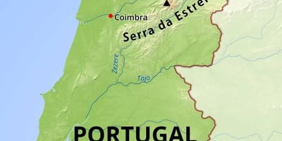 Gebirge in Portugal anzeigen